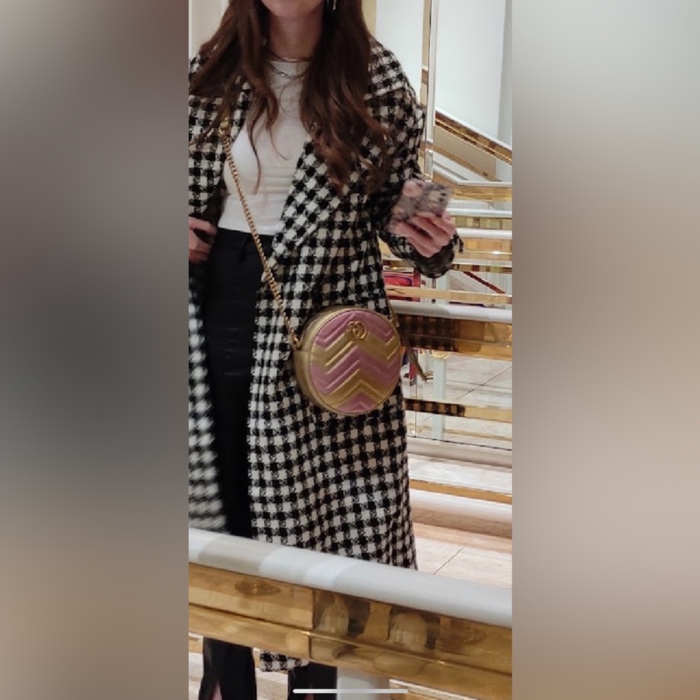 Gucci Pink and Gold Crossbody Bag - Picture 6 of 9